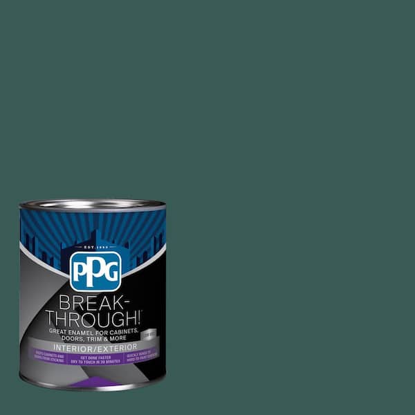 1 qt. PPG13-30 Sea Glass Semi-Gloss Door, Trim & Cabinet Paint