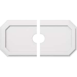32 in. W x 16 in. H x 4 in. ID x 1 in. P Emerald Architectural Grade PVC Contemporary Ceiling Medallion (2-Piece)