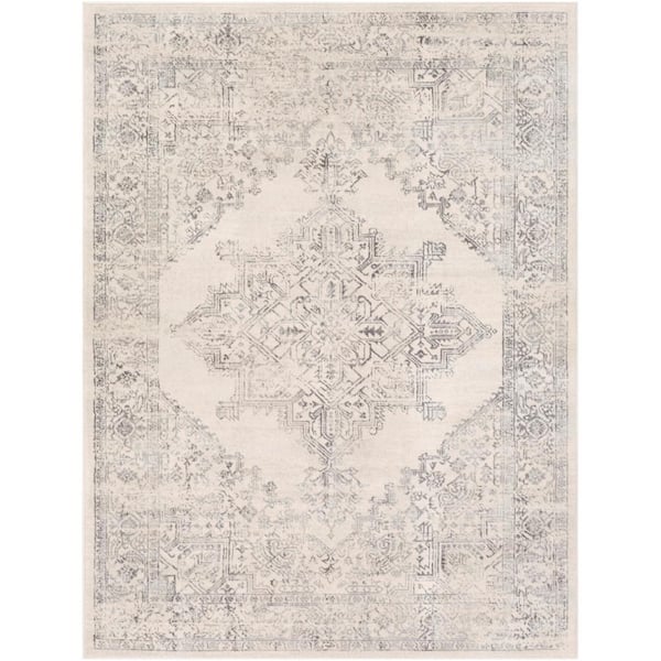 Livabliss Saray Ivory 5 ft. 3 in. x 7 ft. 1 in. Area Rug
