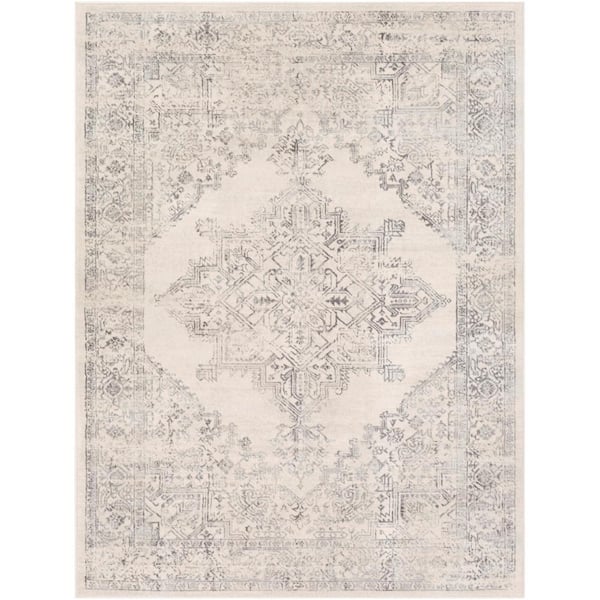 Saray Ivory 7 ft. 10 in. x 10 ft. Area Rug