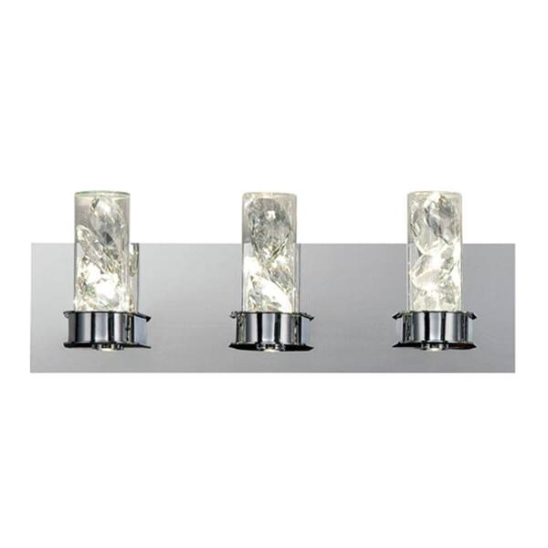 Eurofase York Collection 6-Light Chrome LED Bath Bar Light