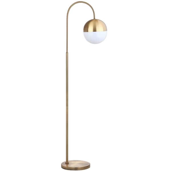 Brass Gold Floor Lamp, Brass Globe Floor Lamp