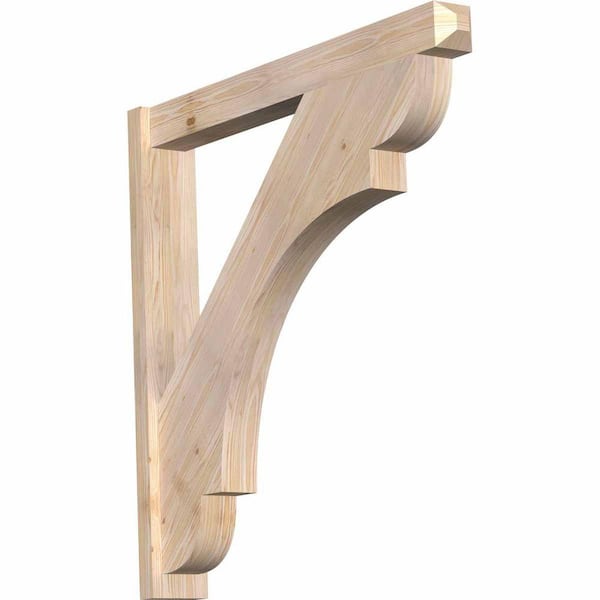 Ekena Millwork 6 in. x 42 in. x 42 in. Olympic Craftsman Smooth Douglas Fir Outlooker
