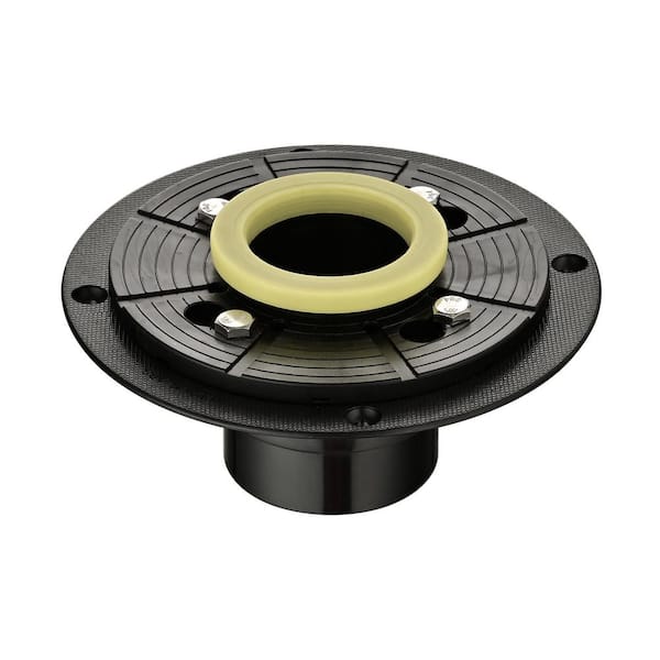 Utopia 4niture Desa Shower Drain Base with Adjustable Ring + Rubber Coupler for Linear Shower Drain Installation