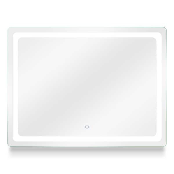 Dyconn Egret 48 in. W x 36 in. H Frameless Rectangular LED Light Bathroom Vanity Mirror