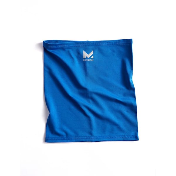 Mission Half-Face 6 in. x 8 in. Blue Polyester/Spandex Neck Gaiter