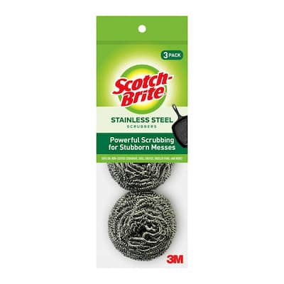 50 g Stainless Steel Scrubber (6/12-Case) PPB43450 - The Home Depot