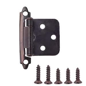 Oil Rubbed Bronze Traditional Variable Overlay Hinge (10-Pairs)