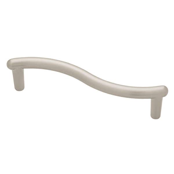 Liberty Fusilli 3-3/4 in. (96mm) Center-to-Center Satin Nickel Drawer Pull