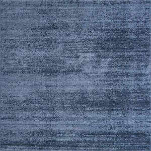 Del Mar Lucille Navy Blue 8' 0 x 8' 0 Square Rug