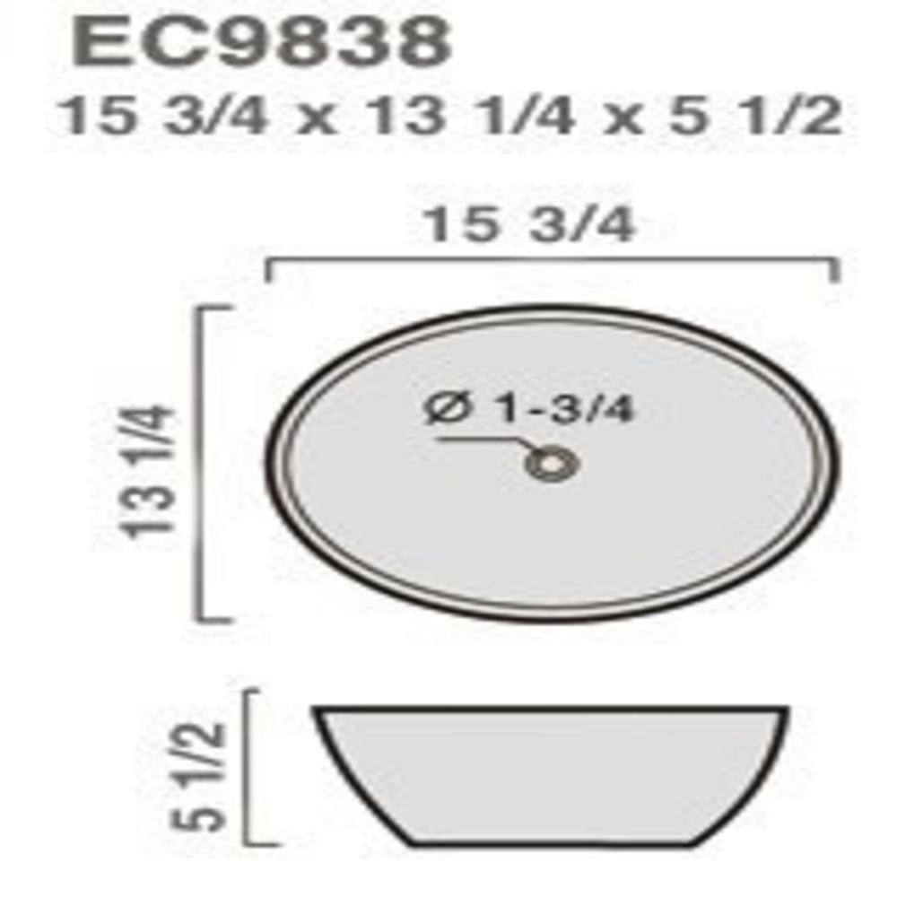 Compact White Ceramic Oval Vessel Bathroom Sink
