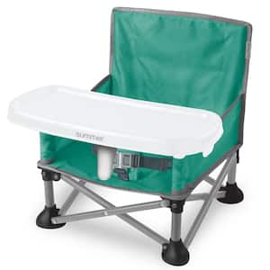 Pop N Sit Portable Booster (Teal and Grey)
