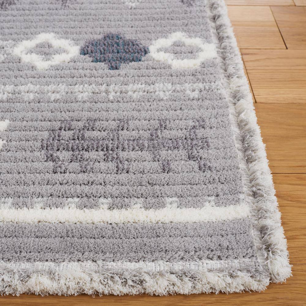 Marrakesh Gray and Light Gray Rectangular Wool Area Rug