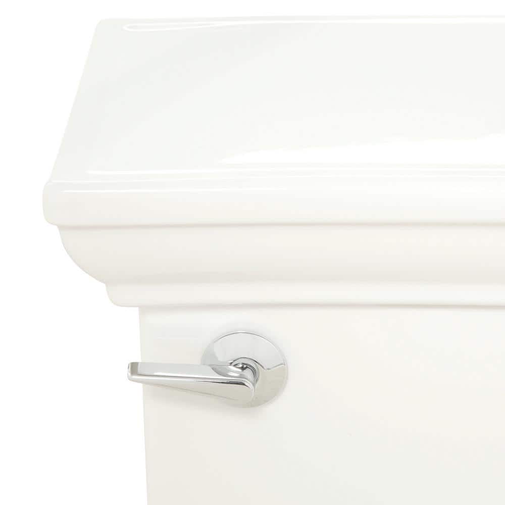 Memoirs White Ceramic Toilet Tank with Chrome Lever