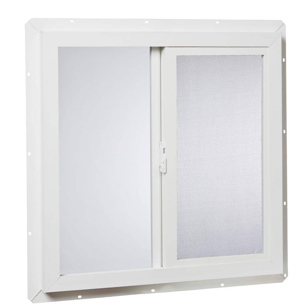 TAFCO WINDOWS 23.5 in. x 23.5 in. 10001 LeftHand Utility Single Glass