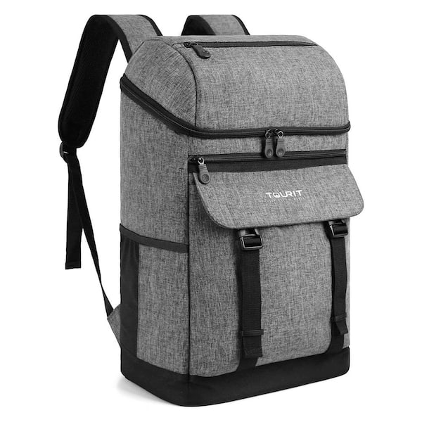 Oyezvary 25 Liters Cooler Backpack Insulated Waterproof & Leak Proof Soft-Side Cooler for Picnic, Hiking, Work & Trip, Gray