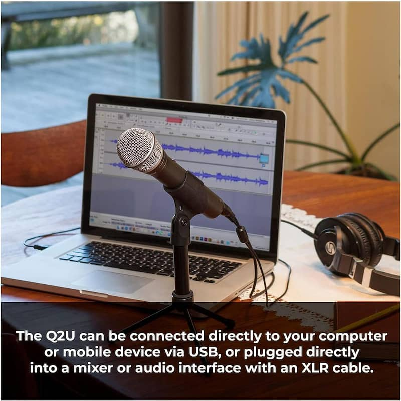 USB/XLR Dynamic Microphone Recording and Podcasting Pack