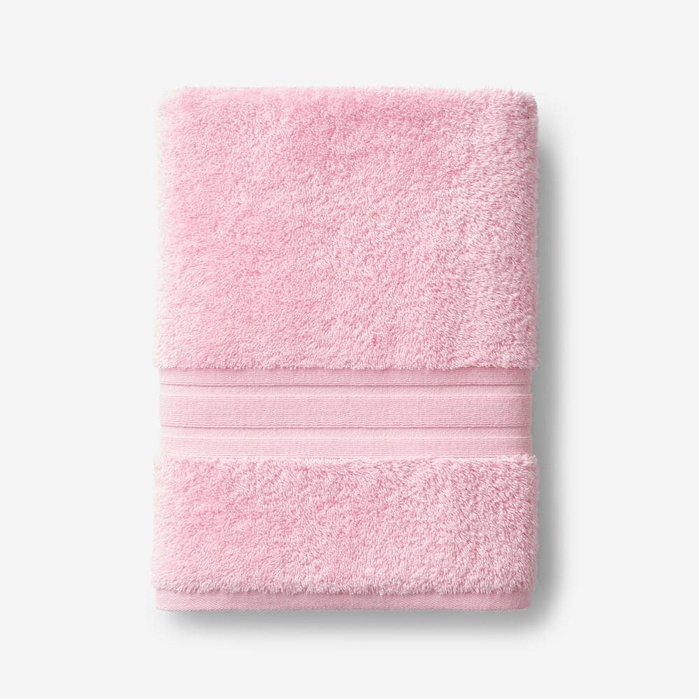 The Company Store Company Cotton Pink Lady Solid Turkish Cotton Bath Towel  VK37-BATH-PNKLDY - The Home Depot