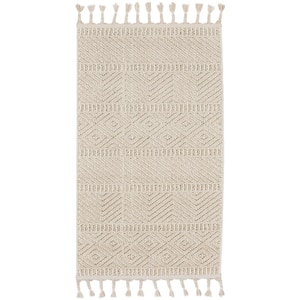 Paxton Ivory 2 ft. x 5 ft. Geometric Contemporary Kitchen Area Rug