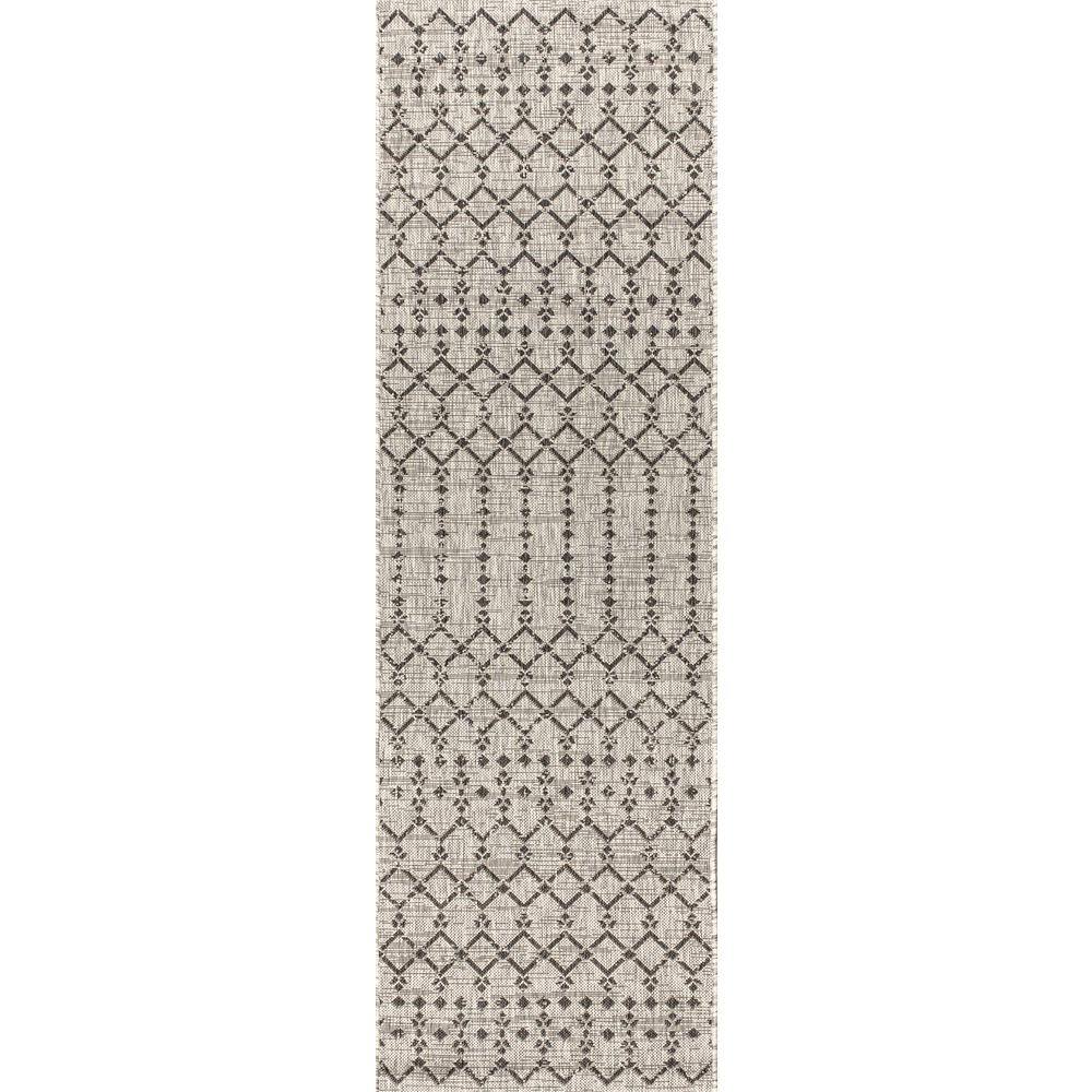 JONATHAN Y Ourika Moroccan Geometric Textured Weave Indoor/Outdoor ...