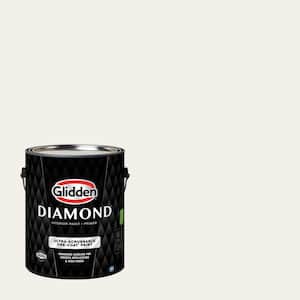 Glidden Premium 1 qt. PPG0998-1 Cotton Tail Satin Exterior Latex Paint ...