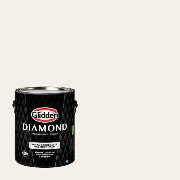 Glidden Diamond 1 gal. PPG0998-1 Cotton Tail Semi-Gloss Interior Paint with Primer