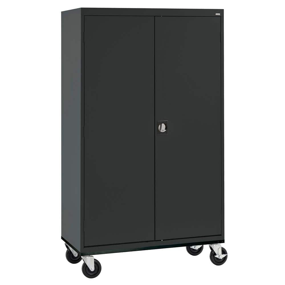 Transport Wardrobe Series ( 46 in. W x 78 in. H x 24 in. D ) Freestanding Cabinet in Black -  Sandusky, TAWR462472-09