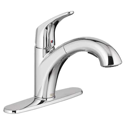 Colony Pro Single-Handle Pull-Out Sprayer Kitchen Faucet in Polished Chrome
