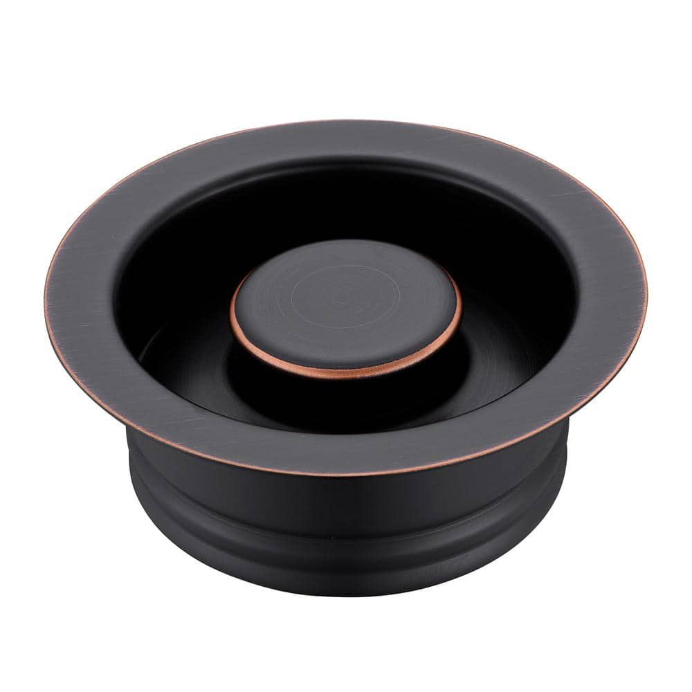 LUXIER Kitchen Sink Garbage Disposal Flange and Stopper in Oil Rubbed