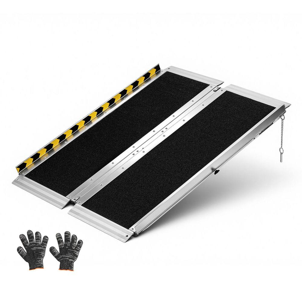 3FT. Portable Folding Wheelchair Ramp, Aluminum Non-Slip Design, 800 lbs. Capacity for Steps, Stairs, Thresholds & Curbs price history on PriceWatchPro