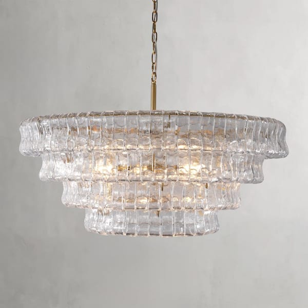 Emeritpro 8-Light Modern Gold Chandelier with E12 Sockets, Modern