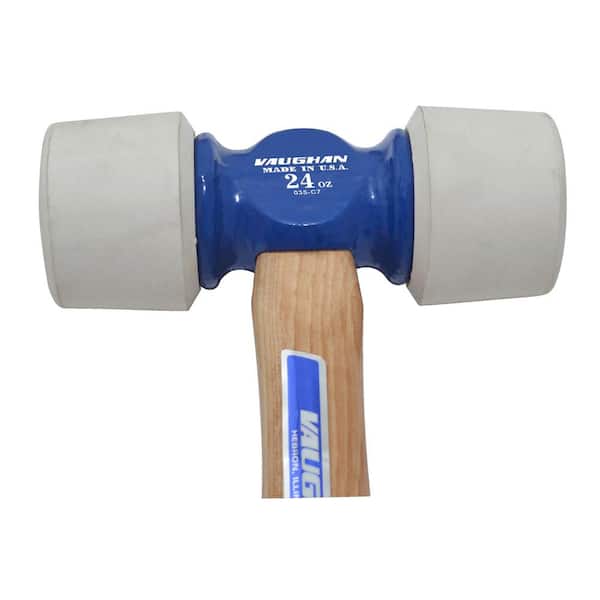 24 oz. White Tip Rubber Mallet with 14 in. Hardwood Handle