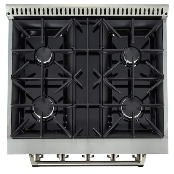 JANSKA 30 in. 4.2 cu. ft. Gas Range with 4-Burners