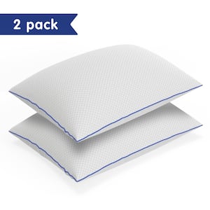 Cooling Gel-Infused Shredded Memory Foam Oversized Pillow Set of 2