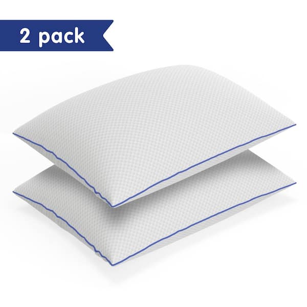 Vibe Cooling Gel-Infused Shredded Memory Foam Oversized Pillow Set of 2