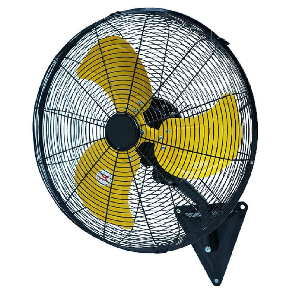 22 in. Wall Mount Fan 3-Speed Industrial Fan High Velocity Fan, 7000 CFM Outdoor Wall Fan, Yellow price history on PriceWatchPro