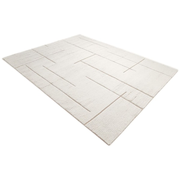 Norwich Contemporary Ivory 8 ft. x 10 ft. Area Rug