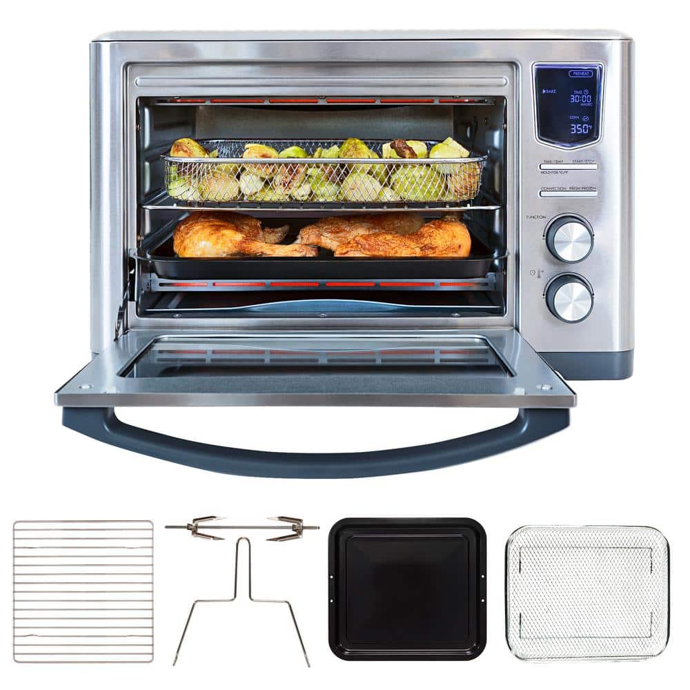 Kenmore Stainless Steel 6-Slice Digital Air Fryer Toaster Oven