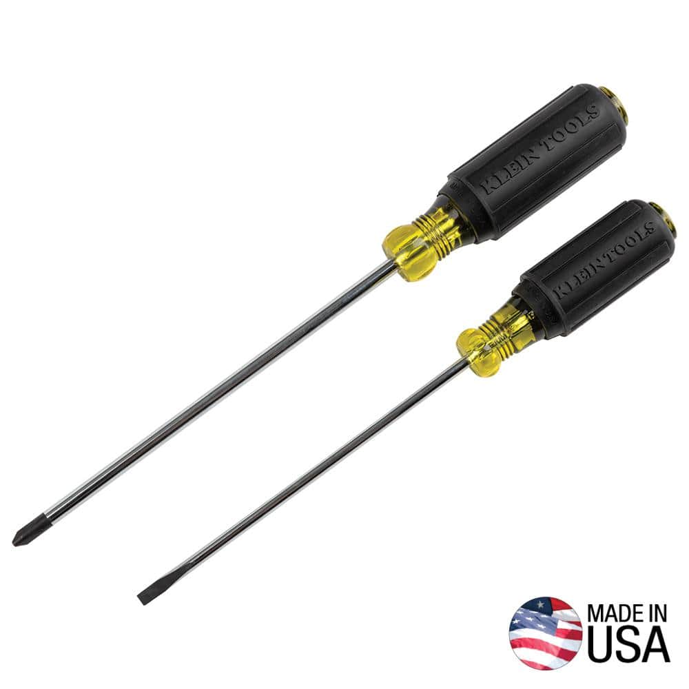 2-Piece 3/16 in. Slotted and #2 Phillips, 7 in. Shank Cushion-Grip Screwdriver Set price history on PriceWatchPro