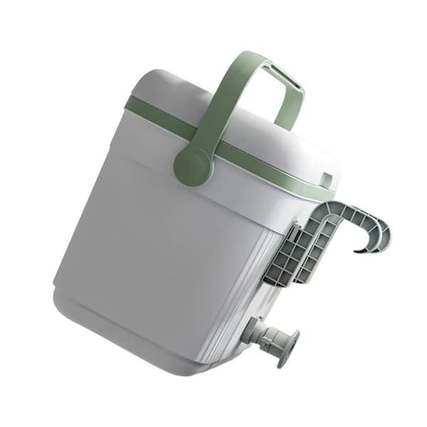 12 qt. Pool Cooler, Hard Cooler with Handle, Portable Poolside Cooler with Cup Holder Hanger Hook