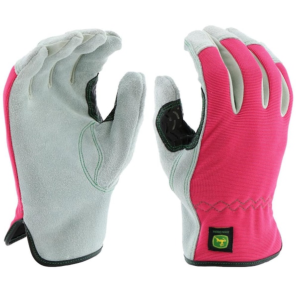 Ladies large leather best sale gloves