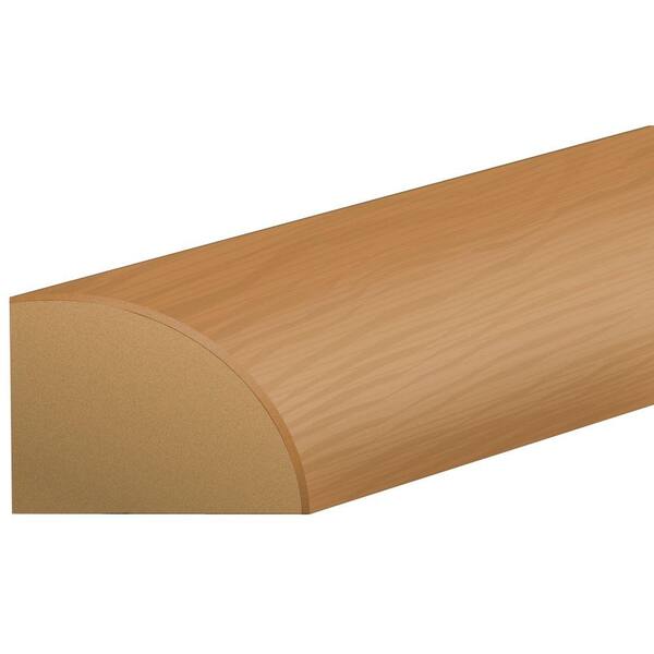 Shaw Hickory 0.75 in. Thick x 0.63 in. Wide x 94 in. Length Laminate Quarter Round Molding