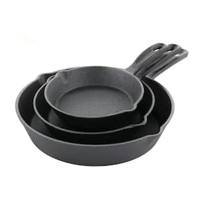 Oster Castaway 10 in. Square Cast Iron Grill Pan with Pouring Spouts  985116951M - The Home Depot