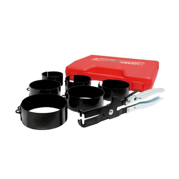 URREA Piston Ring Compressor Set (7-Piece)