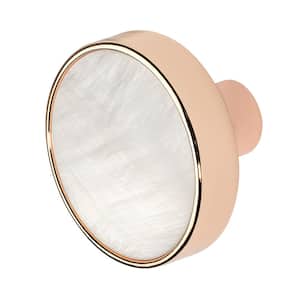 Pearl 1-3/8 in. Rose Gold Cabinet Knob