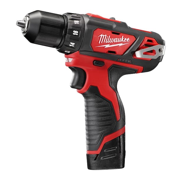 Milwaukee - M12 12V Lithium-Ion Cordless Drill/Driver and HACKZALL Combo Kit (2-Tool) with Two 1.5 Ah Batteries, Charger and Bag