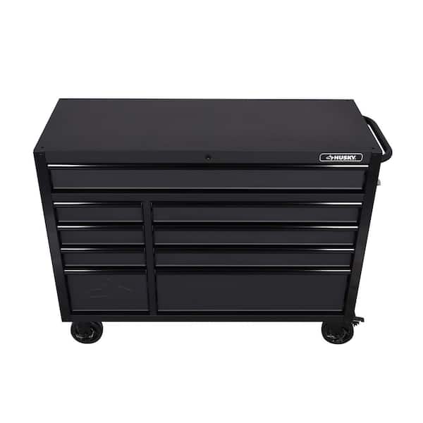 Industrial 52 in. W x 21.5 in. D 9-Drawer Tool Chest Rolling Cabinet in Matte Black Industrial 52 in. W x 21.5 in. D 9-Drawer Tool Chest Rolling Cabinet in Matte Black