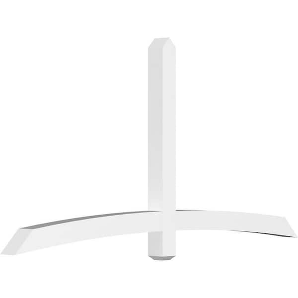 Ekena Millwork Bellingham 84 in. W x 42 in. H x 4 in. D Signature Polyurethane Bracket