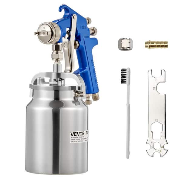 Siphon Feed Spray Gun, High Atomization Air Paint Spray Gun, 1000cc Automotive Paint Sprayer with 1.8 mm Nozzle