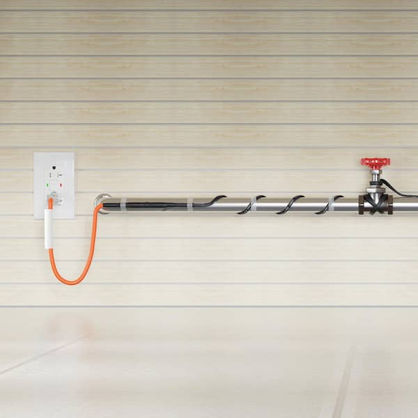 Self-Regulating Pipe Heating Cable, 40 ft. 5W/ft. Heat Tape for Pipes Freeze Protection, Water Pipe Heat Cable